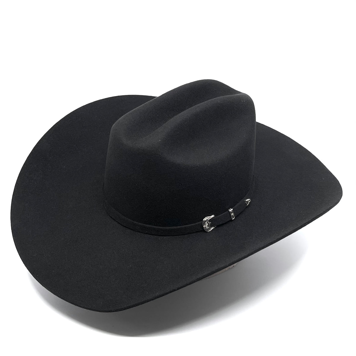 Rodeo King Black Felt Cowboy Hat (5 Brim)