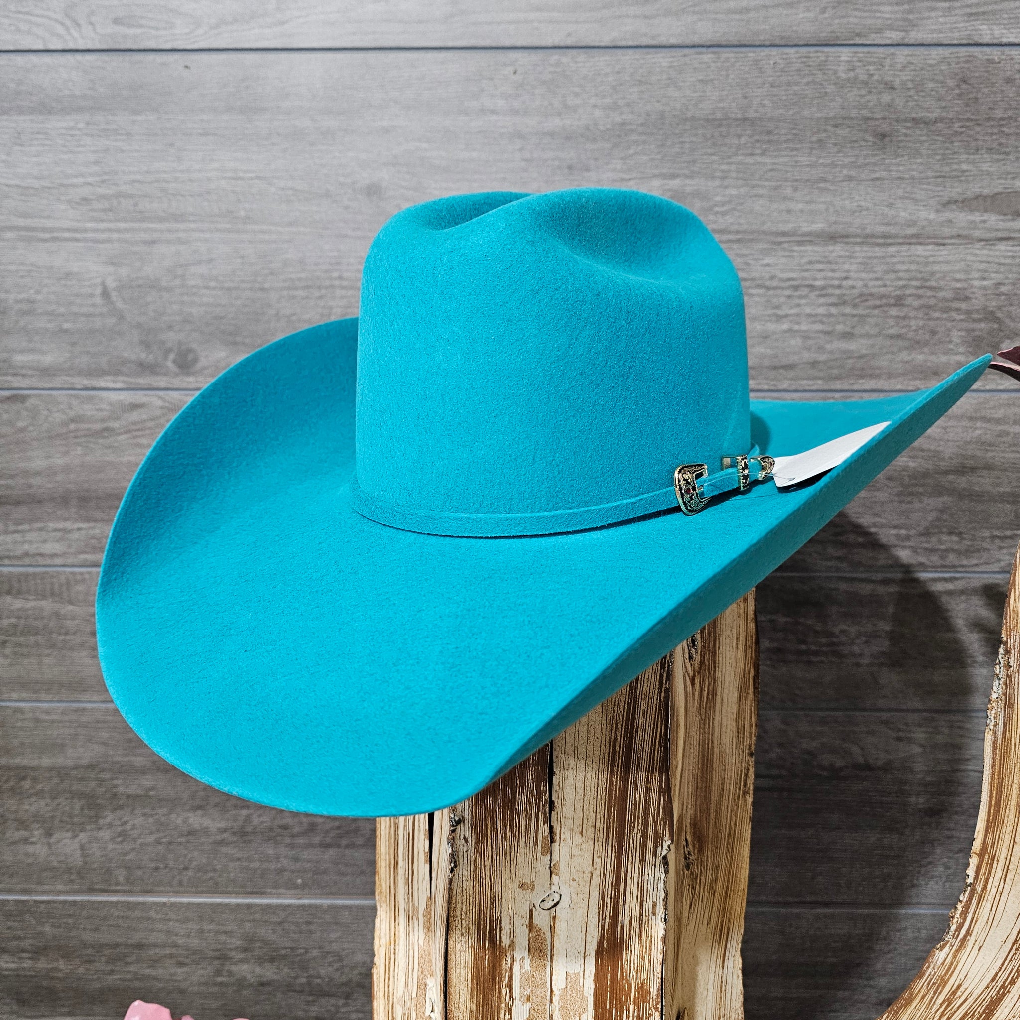 Prohats Turquoise Fur Felt Cowboy Hat