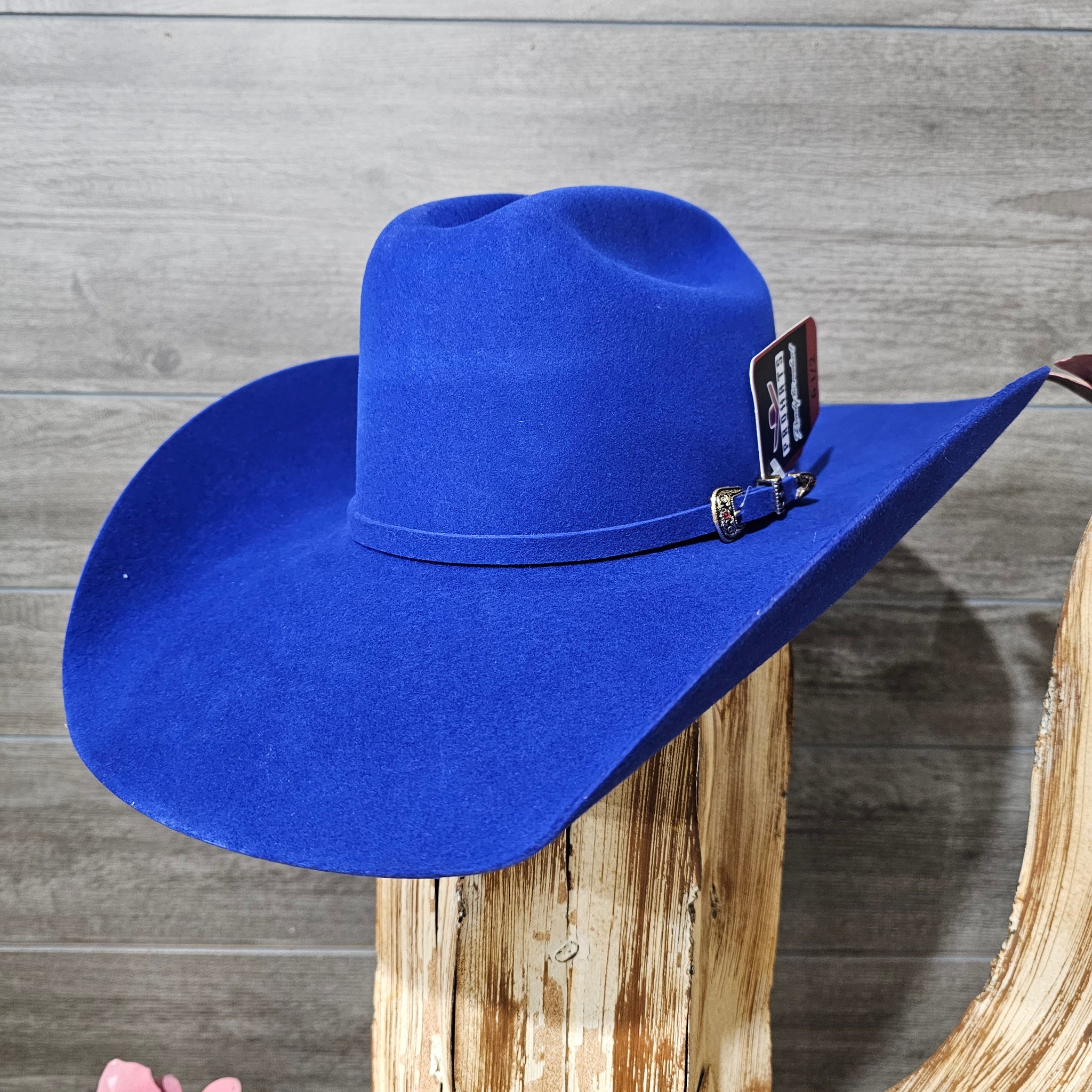 Prohats Texas Blue Fur Felt Cowboy Hat