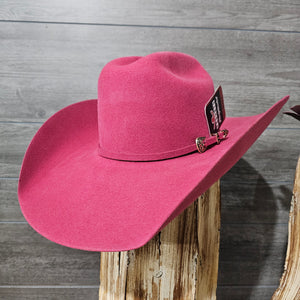 Prohats Stephenville Pink Fur Felt Cowboy Hat